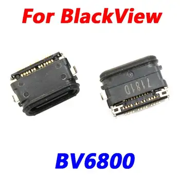 2-10 Adet mikro usb Şarj Şarj jack konektör soket Jack Yedek Onarım Tipi c BlackView BV6800 Port Değiştirme  5