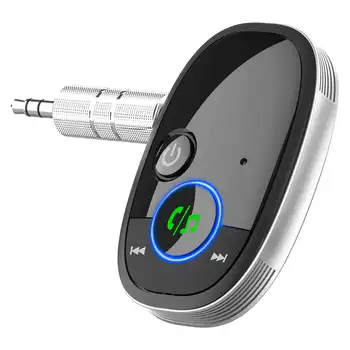 2 İn 1 Kablosuz 5.0 Alıcı Verici Adaptörü İçin Araba Müzik Ses Aux Kulaklık Alıcısı Handsfree Hızlı Şarj  5