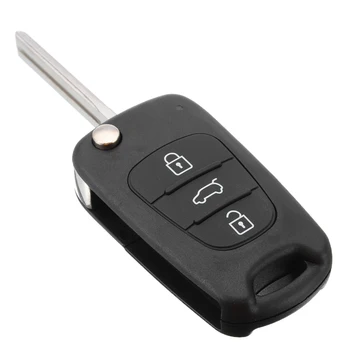3 Düğme Araba anahtar kapağı kılıfı Otomobil Uzaktan Anahtar Fob Vaka Kia Ceed Picanto Sportage Hyundai i20 i30 ix35  5