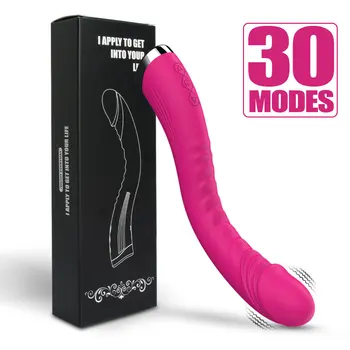30 Modları G Noktası Vajina Vibratör Yapay Penis Butt Plug Değnek Kadın Anüs Masajı Klitoris Stimülatörü Yetişkin Seks Oyuncakları Kadın için çift  5