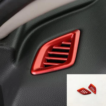 ABS Plastik kırmızı Honda Accord İçin 10th 2018 2019 Araba ön Küçük hava çıkış Dekorasyon Kapak Trim araba styling aksesuarları 2 adet  5