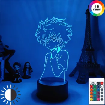 Akrilik masa lambası Anime Titan ev odası dekor için ışık Serin çocuk çocuk hediye Kaptan Levi Ackerman Figürü Gece ışıkları  4