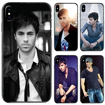 Apple iPhone 11 12 13 14 Pro MAX Mini 5 5S SE 6 6S 7 8 Artı 10 X XR XS sert çanta Kapak İspanyol Şarkıcı Enrique Iglesias Pop  5