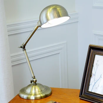 Ayarlanabilir masa lambası okuma lambası Salıncak Kolu masa lambası Kısılabilir Esnek Kelepçe Lambası ofis masası Lambası  2