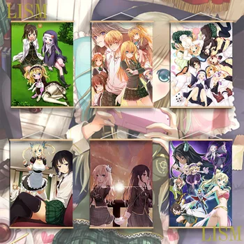 Boku wa Tomodachi ga Sukunai Hasegawa Kodaka Mikazuki Yozora Manga Anime manga duvar Posteri katı ahşap kaydırma tuval boyama  3