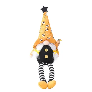 Büyük Süs Topu Gnome Meçhul Arı Süslemeleri Uzun Bebek bacaklar Dekorasyon Masaüstü Odası Süsleme Seti Topper Süs Topu  5