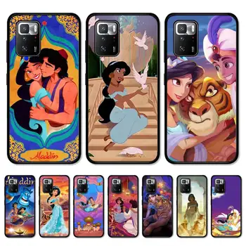 Disney Aladdin Yasemin Prenses telefon kılıfı Redmi için Not 8 7 9 4 6 pro max T X 5A 3 10 lite pro  5