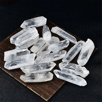 Doğal Cilalı Kristal Örnekleri Temizle Kuvars Noktaları Değerli Taşlar Mineral Toplama Ve Çocuklar İçin Taşlar  5