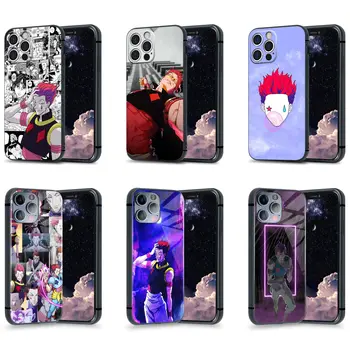 Hisoka Morow HxH Anime Yumuşak Silikon Cam telefon Kılıfı Kapak Kabuk için iPhone 11 12 13 Mini Pro XS Max SE 2022 X XR 7 8 Artı  10