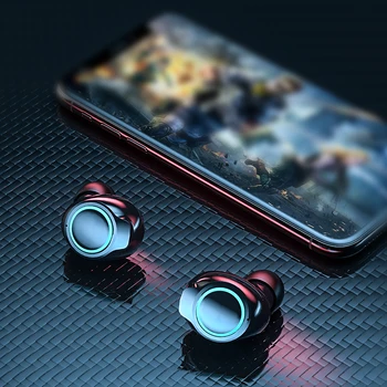 Huawei Enjoy için 20 SE Y6p Y9s Y9 Başbakan Y7 Nova 8 Pro 5G 7i 7 P40 Pro Artı kulaklık Kulaklık kablosuz kulaklıklar LED Kulaklık  5