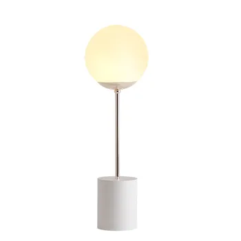 Iskandinav Yaratıcı cam ballTable Lamba yeni dekorasyon masa lambası Moda Yatak Odası Başucu çalışma lambası  5