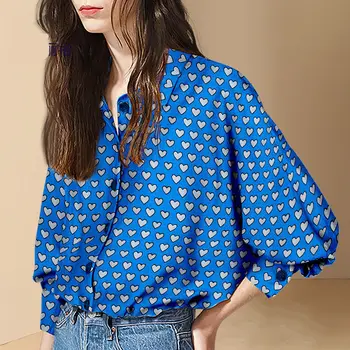 Kadın Çiçek İnce Şifon Gömlek Kadın Tarzı Üstleri Uzun Kollu Gömlek Bayan Tüm Maç Bluz Hırka Ceket Güneş Koruyucu Giyim G20  4