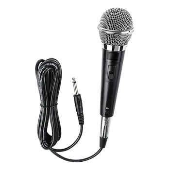 Karaoke Mikrofon MİKROFON El Dinamik Kablolu Dinamik Mikrofon Net Ses Karaoke Vokal Müzik Performans  0