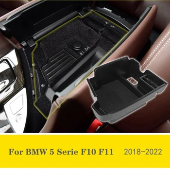 Küçük bir Değişiklik BMW 5 Serisi İçin F10 F11 2014 2015 2016 2017 Araba Merkezi Kol Dayama Saklama kutu konteyner Tutucu Tepsi aksesuarları  10