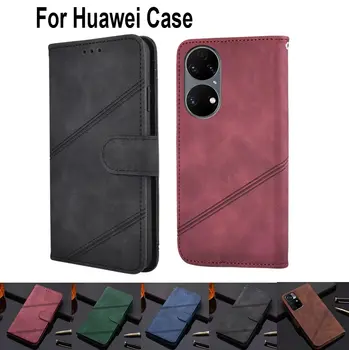 Lüks cüzdan Kapak Çevirin Huawei Y5 Y6 Y7 Y9 Başbakan Pro 2019 2018 Funda Huawei Y5 lite telefon kılıfı Deri Kabuk Coque  10