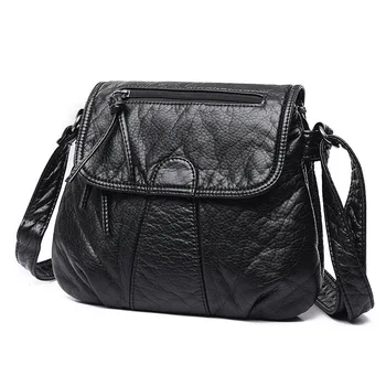 Marka Tasarımcısı Kadın postacı çantası Crossbody Yumuşak PU Deri omuz çantaları Yüksek Kalite Moda Kadın Çantası Çanta kesesi bolsa  5