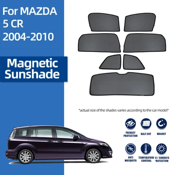 Mazda için 5 CR Premacy 2004-2010 Mazda5 Manyetik araba güneşliği Kalkan Ön Cam Perde Arka Yan Pencere Güneş Gölge Siperliği  4