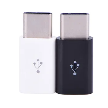 Mikro usb Dişi C Tipi Erkek Adaptör Dönüştürücü Evrensel USB Tip C Veri Adaptörü cep telefonu Aksesuarları Cep Telefonu Adaptörü  4