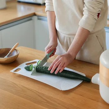 Mutfak Kesme Sebzeleri için Uygun Plastik Kesme Tahtası  5