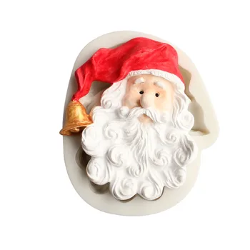 Noel Silikon Kalıpları Şekerleme Büyükleri, Fondan Kalıpları, çikolatalı kek Dekorasyon Araçları  5