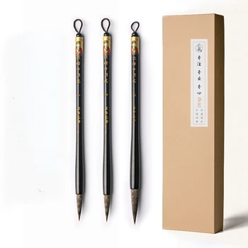 Ouyang Xun Düzenli Komut Dosyası Fırça Profesyonel Kaligrafi Yazı Fırçası Kalem Fare Bıyık Çakal Saç Kaligrafi Fırçası Kalem  4