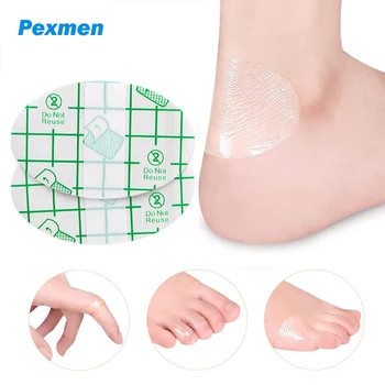 Pexmen 100 Adet Su Geçirmez Anti-aşınma Ayakkabı Sticker Yüksek Topuk Pedleri Ayak Bakımı Koruma Önlemek Blister Bandajlar Ayak Bakımı Aracı  4
