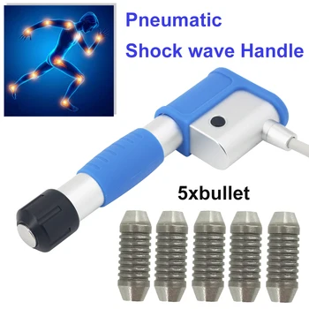 Pnömatik Shockwave Terapi Makinesi Kolu ve Değiştirilebilir Mermi Şok Dalgası ED Masaj Tabancası Yedek parça Aksesuar En Kaliteli  5