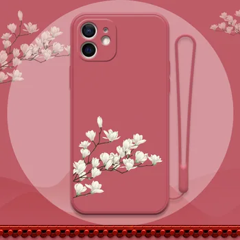 Retro Aşk Lens Koruma Kılıfı iPhone 13 12 11 Pro Max Xs Max XR 7 8 Artı durumda Sevimli Kapak tatlı romantik Çiçek telefon kılıfı  5