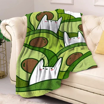 Sevimli Tasarım Dekoratif kanepe battaniyesi Oturma Odası Yatak Odası Dekorasyon için Yatak Örtüsü Yatak Kabarık Yumuşak Battaniye Atmak Polar  5