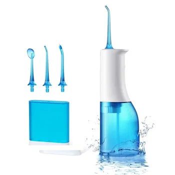 SOOCAS W3 Taşınabilir sulu diş ipi Elektrikli Oral Irrigator Şarj Edilebilir Su Geçirmez Su Kürdan Temizleyici 4 Temizleme Modu  5