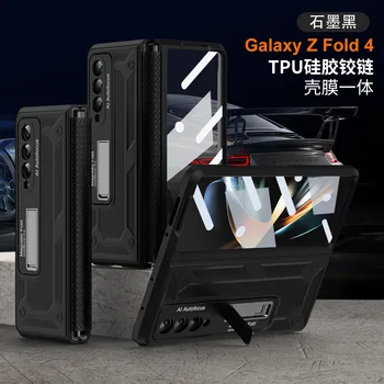 Temperli Cam Filmi Menteşe Koruyucu samsung kılıfı Galaxy Z Kat 4 Kılıf SM-F9360 Kılıfı  5