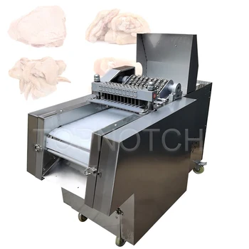 Ticari Elektrikli 600-750 kg/saat Taze Et Dondurma Biftek Tavuk Domuz pirzolası Küp Kesme Kesici Makinesi Et İşleme İçin  5