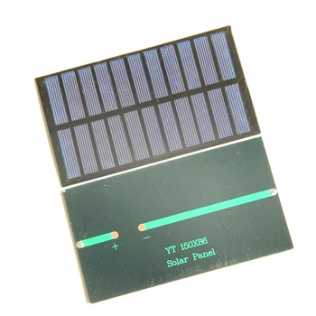 Toptan 1.6 W 5.5 V Polikristal GÜNEŞ PANELI Mini Güneş modülü Güneş Pili DIY ve Test Güneş Sistemi 30 adet / grup Ücretsiz Kargo  5