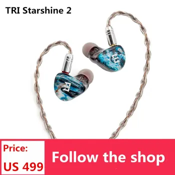 TRI Starshine 2 Elektrostatik Sürücü + 2BA Üniteleri HIFI Kulak Kulaklık Monitör Kulaklık Gürültü High-end Kulaklık TRI Starsea İ3 İ4  0