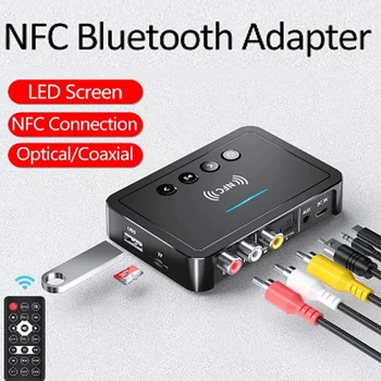 Xiao mi mi 9t mi 10T mi Bluetooth 5.0 alıcı verici FM Stereo RCA Optik NFC Ses Adaptörü AUX 3.5 mm Jack Kulaklık  5