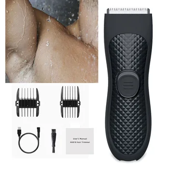 Yeni erkek epilasyon kasık saç düzeltici topu damat ve vücut düzeltici erkekler için su geçirmez ıslak kuru makası erkek jilet epilasyon epilasyon  5