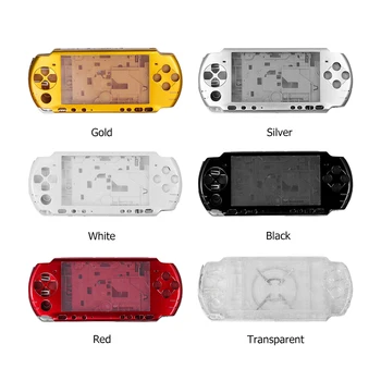 Yeni Çok Renkli Kabuk Kiti için Düğmeler ile Sony PSP3000 Konsolu için Yüksek Kaliteli Yedek Konut Case Aksesuarları PSP  5