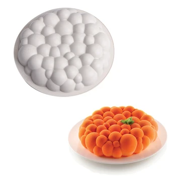 Yuvarlak şekil bulut silikon kalıp bulut Mus kek kalıp tatlı dekorasyon kek aracı  5