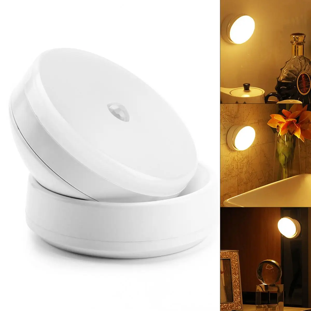 Gece Lambası USB Şarj Lambası PIR Akıllı Sensör Duvar lambası Ev Yatak Odası Koridor USB Şarj Edilebilir