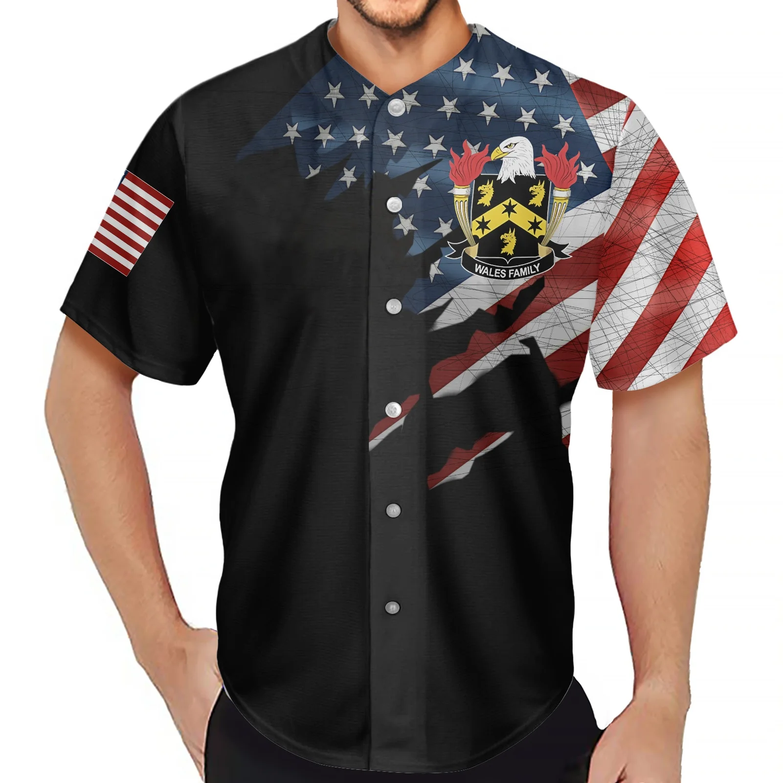 2022 Yeni Stil Tasarım Rahat Tişörtü Büyük Boy Lüks Tasarım Hip Hop Beyzbol Üstleri Amerika Birleşik Devletleri Desen Logosu Beyzbol Üstleri