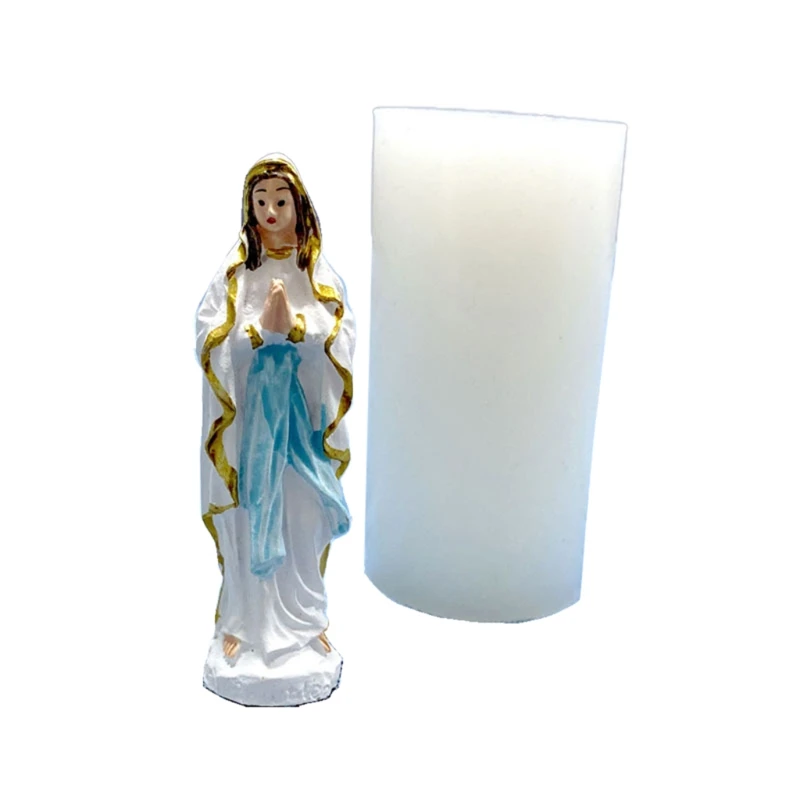 Onurlu Rahibe Mary silikon kalıp Düzensiz Şekil Epoksi Reçine silikon Kalıplar
